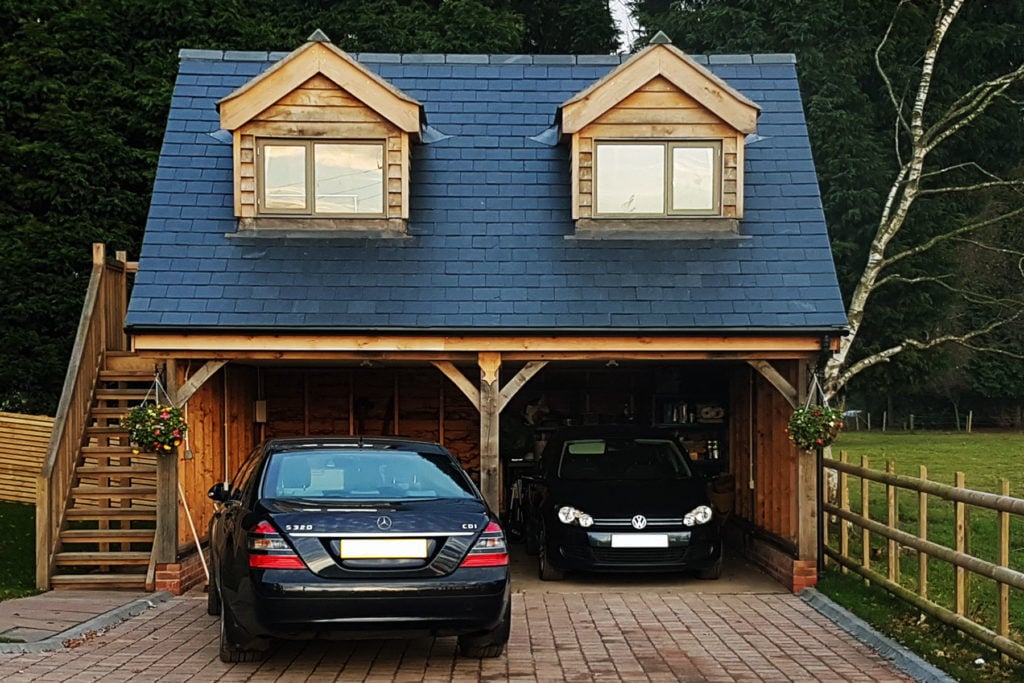 oak farmed garages and carports cheshire chester north wales